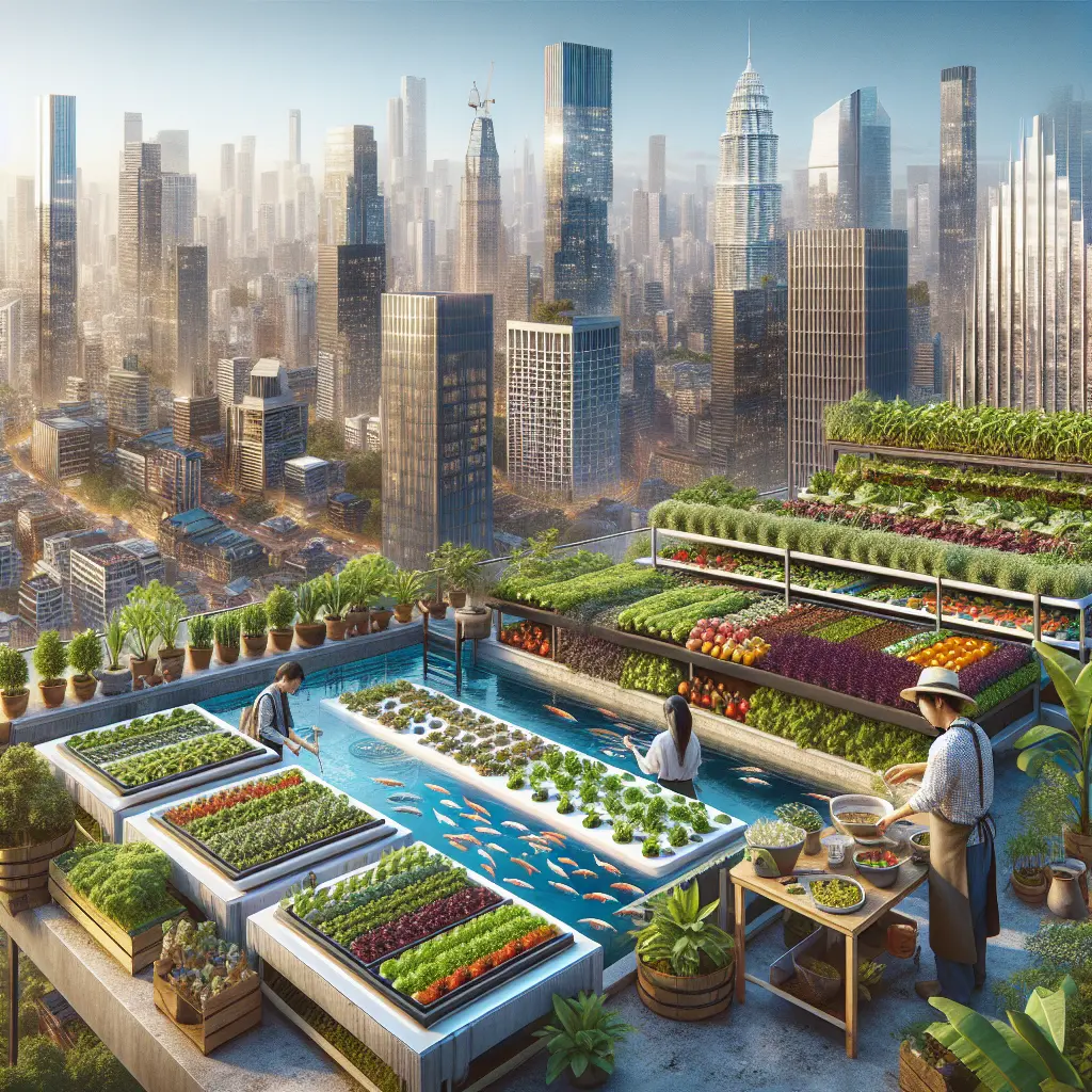 Aquaponics Farming for Urban Food Security